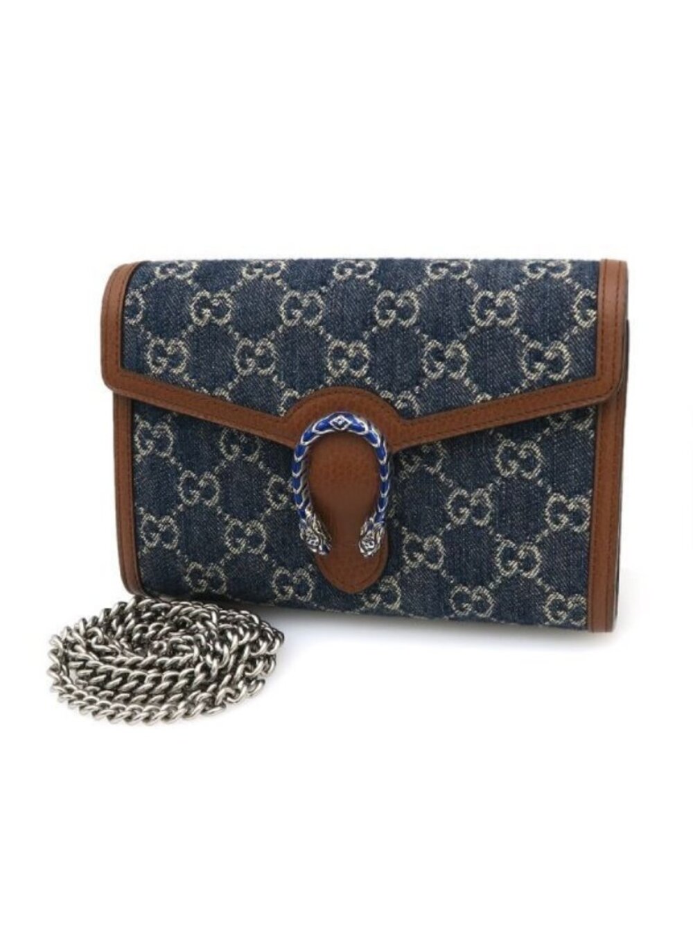 Gucci Dionysus Chain Shoulder Bag Blue